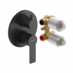 Duravit D-Code Box sa Crnom matt maskom