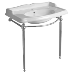Arcade AR 864 + AR CG1 rusticni lavabo i konzola chrome 90 × 56 cm