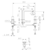 Mis 013030/10 slavina za lavabo chrome - Image 2