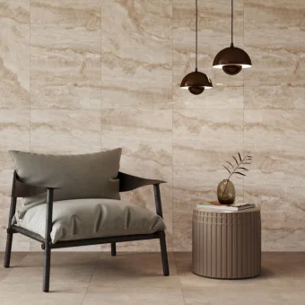 KalahariLightBrownPolished24x48PorcelainTile